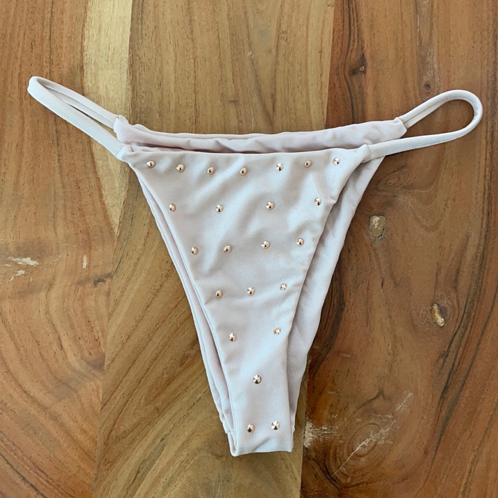 New STUD BRAZILIAN BIKINI BOTTOMS